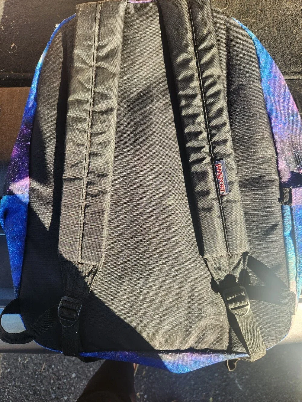 Jansport Galaxy Space Print Backpack Blue Purple School Bag